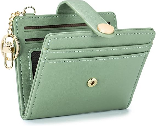 Suzaleis Wallet for Women – Bifold Card Holder with Zipper & ID Slot